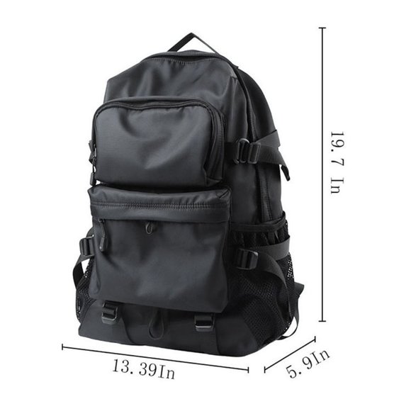 Waterproof Men's Oxford Backpack Shoulder Bag Weekender Travel School Laptop Bag - Picture 4 of 10